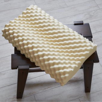 Подушка из 100% натурального латекса Массажная 38x60x11/13